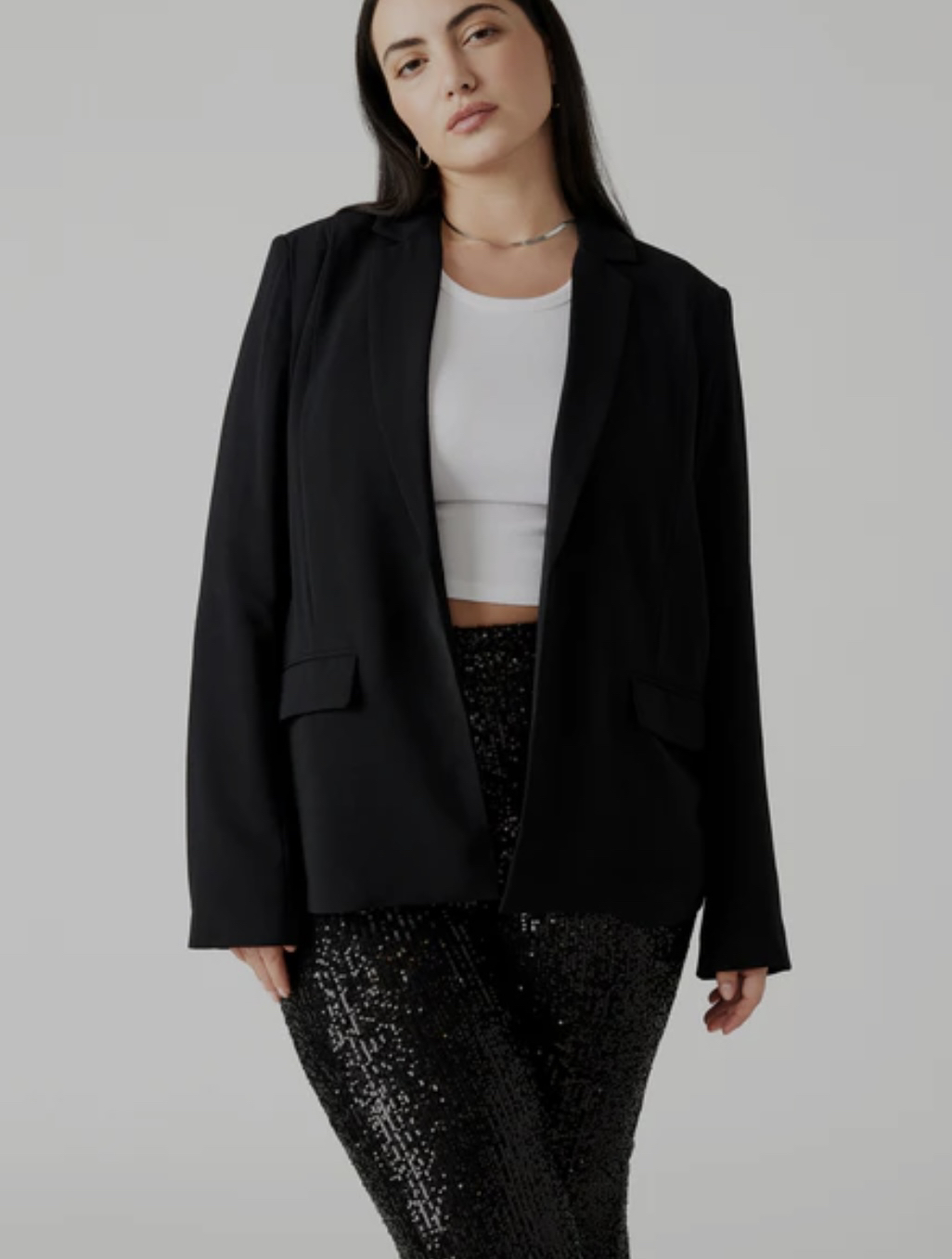 Steve Madden black blazer image indicator(3)