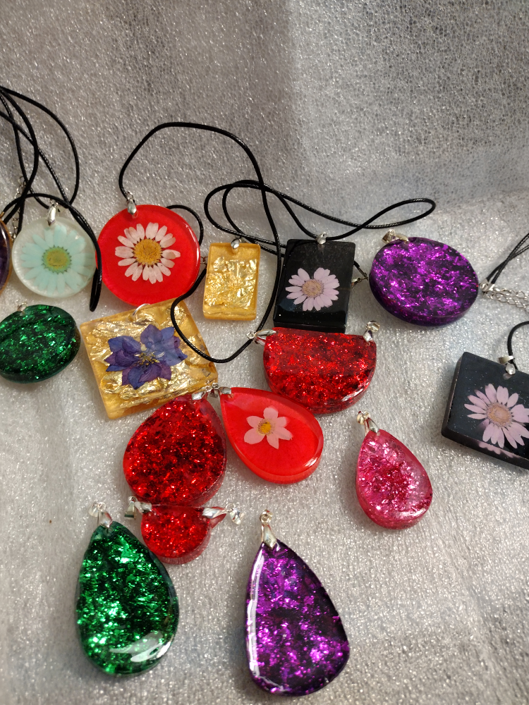 Handmade jewelry real dried roses - photo 4