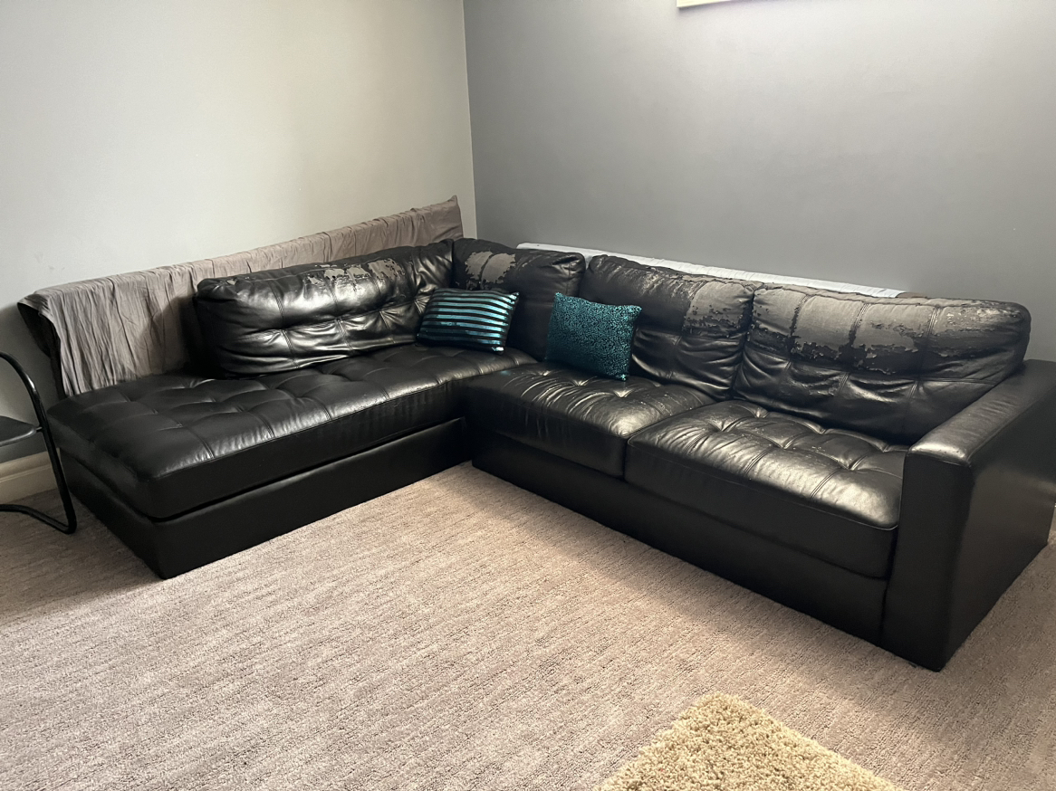 Two piece sectional