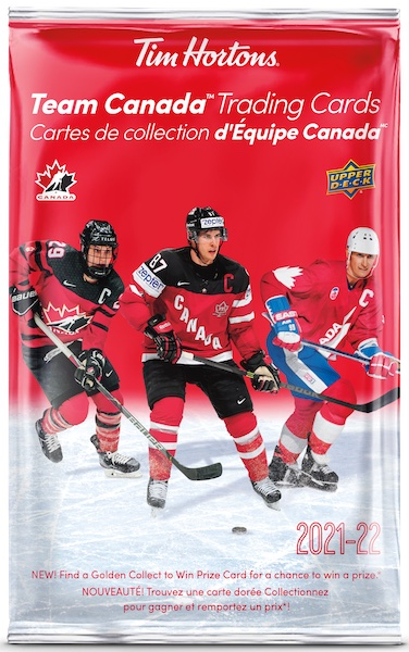2021-22 Tim Hortons Team Canada hockey cards