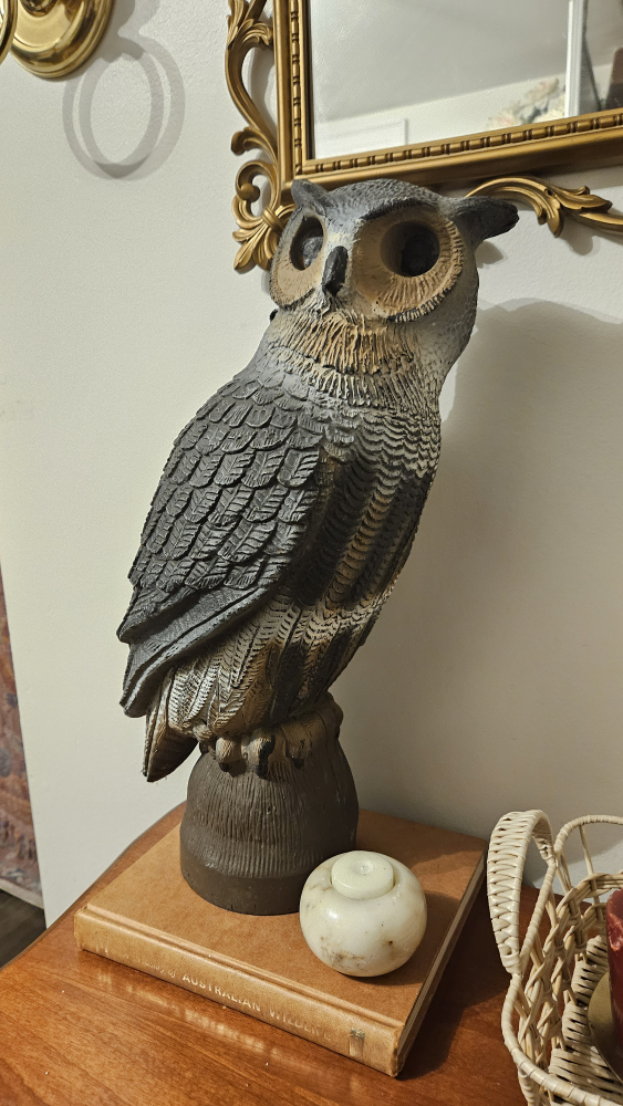21" Plastic Owl Decoy🥕 thumbnail