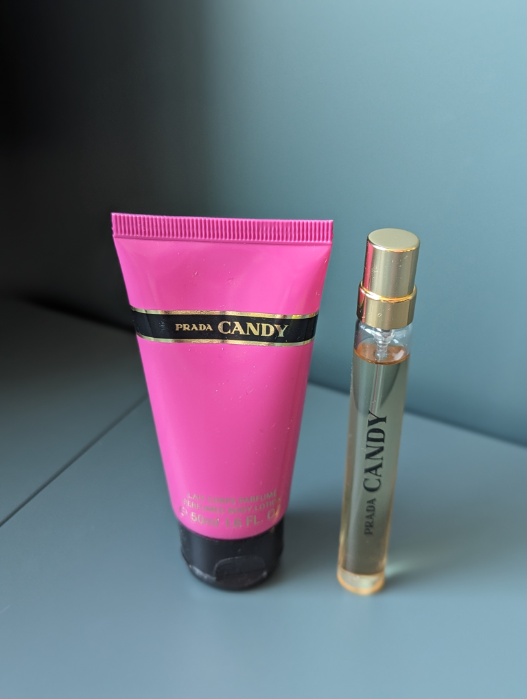 Prada Candy perfume and body lotion