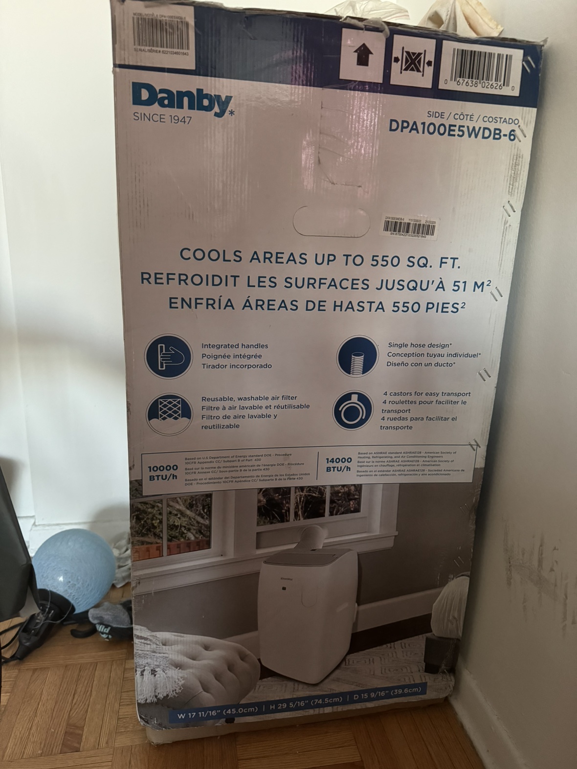 (Never Used) PORTABLE AC and DEHUMIDIFIER image indicator(2)