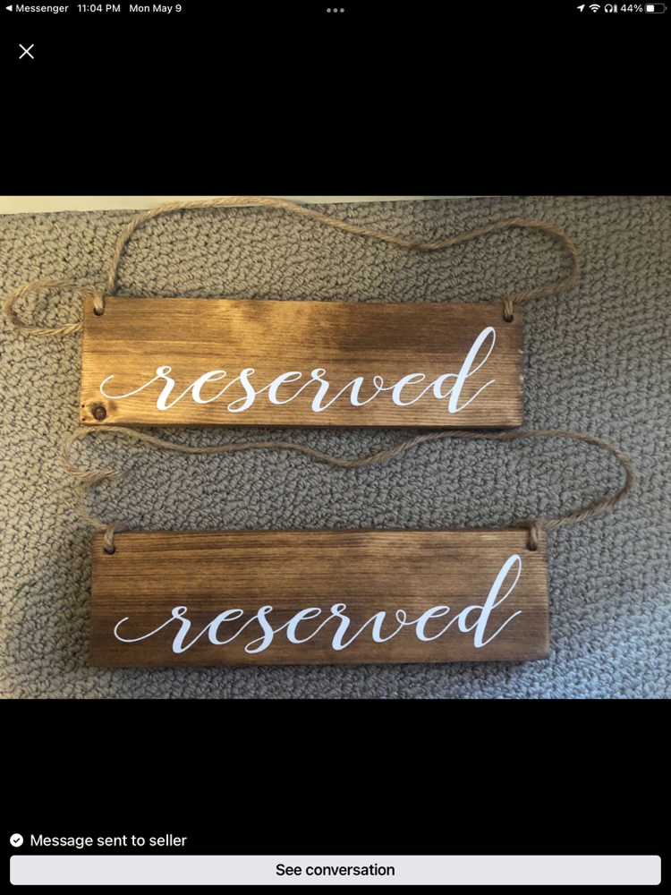 Wedding signs