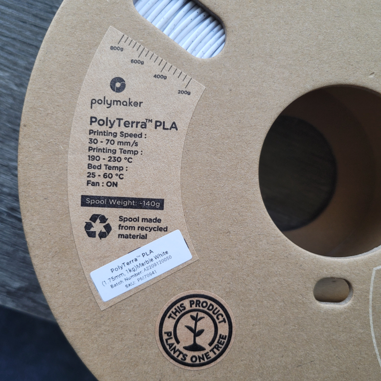 PolyTerra PLA Filament (1.75mm) for 3D Printing - photo 2