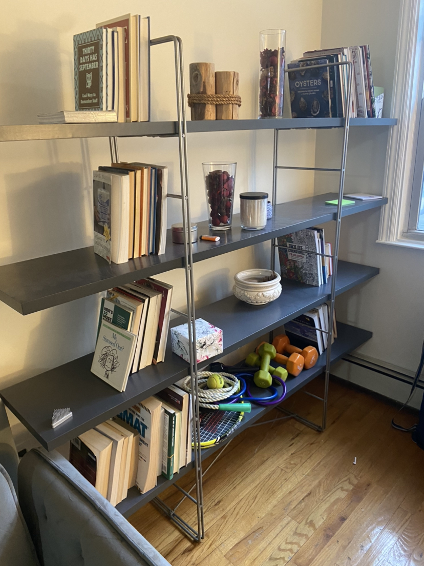 Wide 4 shelf bookshelf unit - photo 2