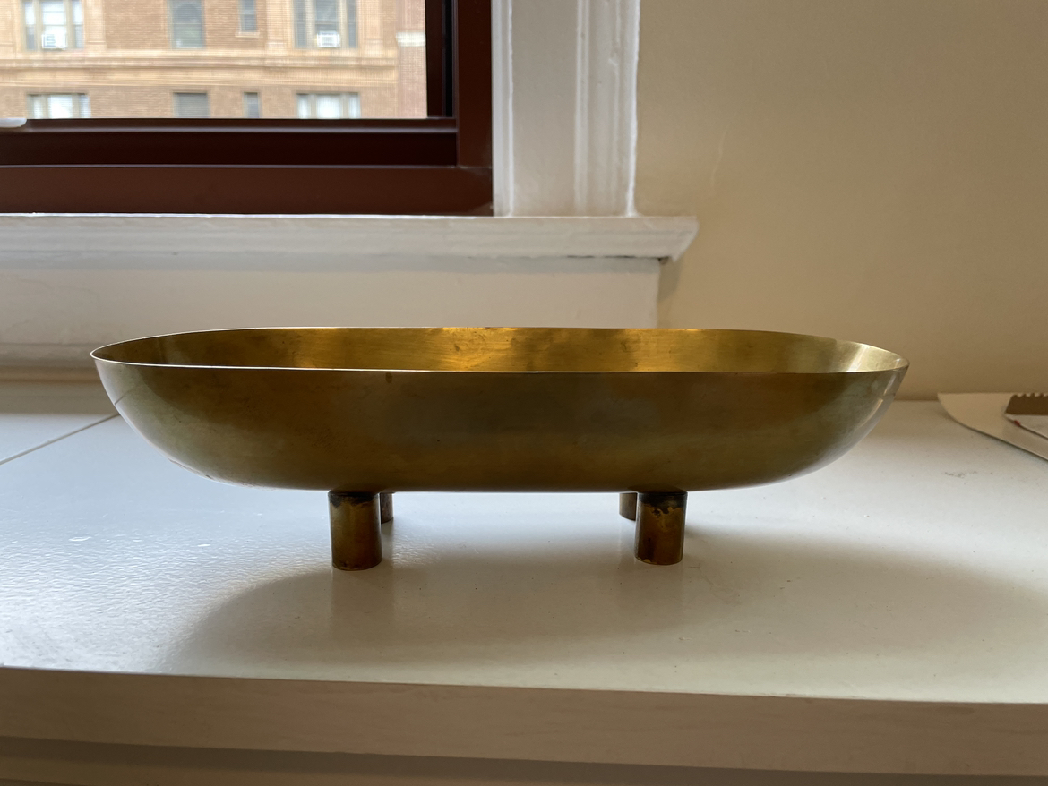 CB2 brass bowl