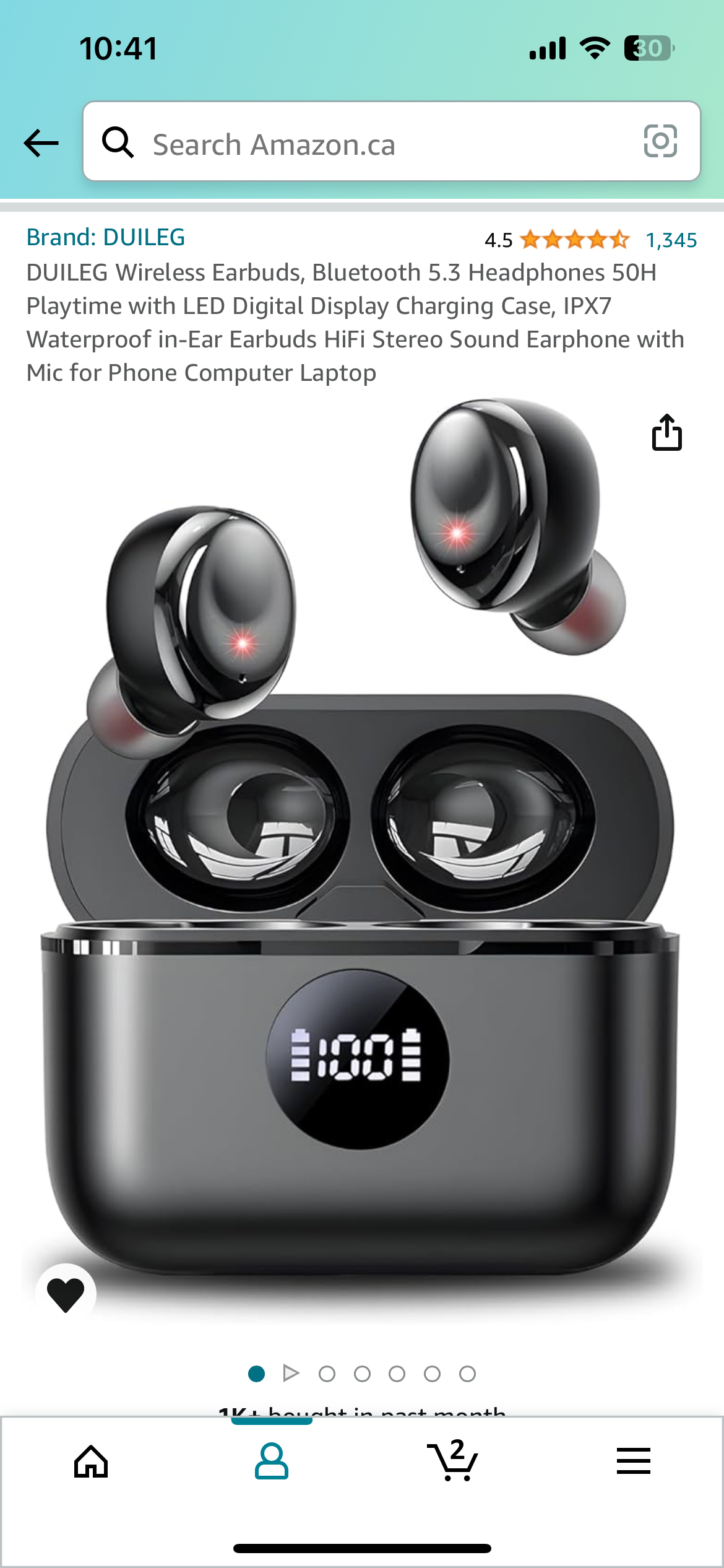 DUILEG Wireless Bluetooth 5.3 EarPods - photo 2