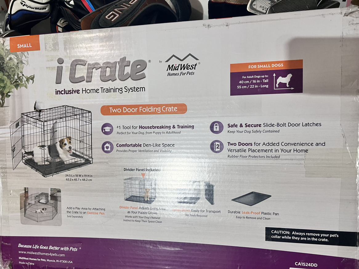 Small iCrate for dog or cat