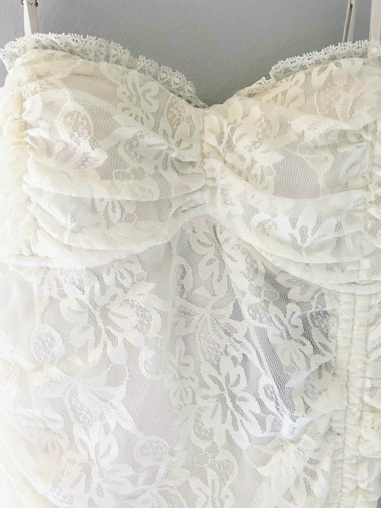 White mini dress - photo 5
