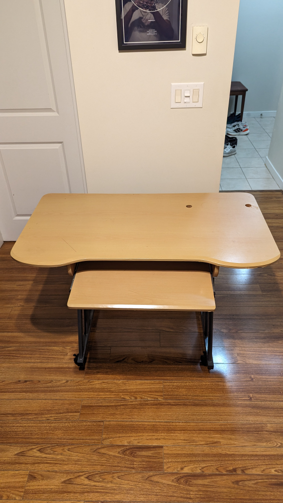 Work/Study Table with wheels - photo 2