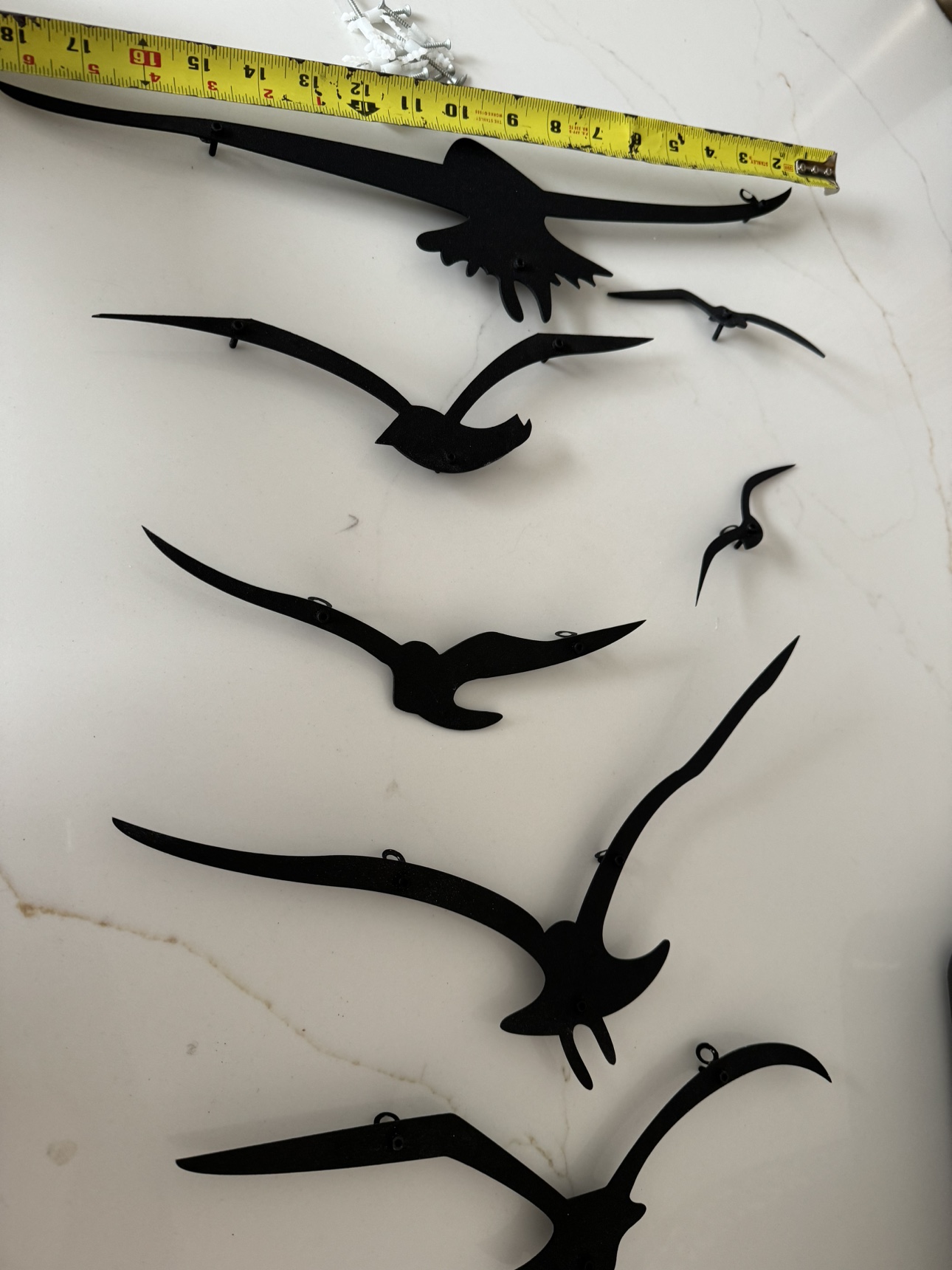 Hand crafted metal art - birds thumbnail