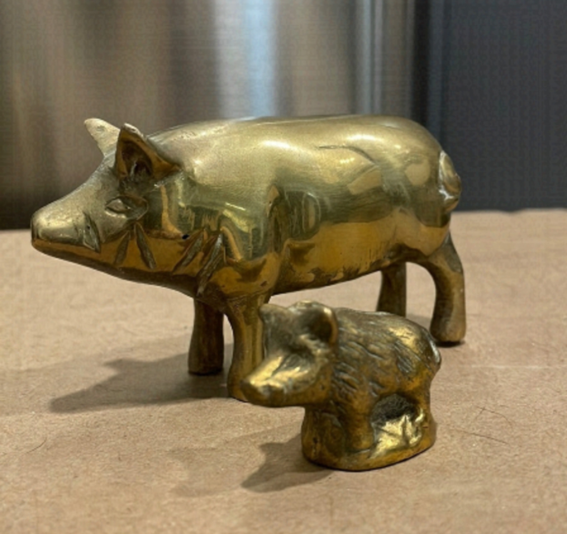 Two Brass Pigs thumbnail