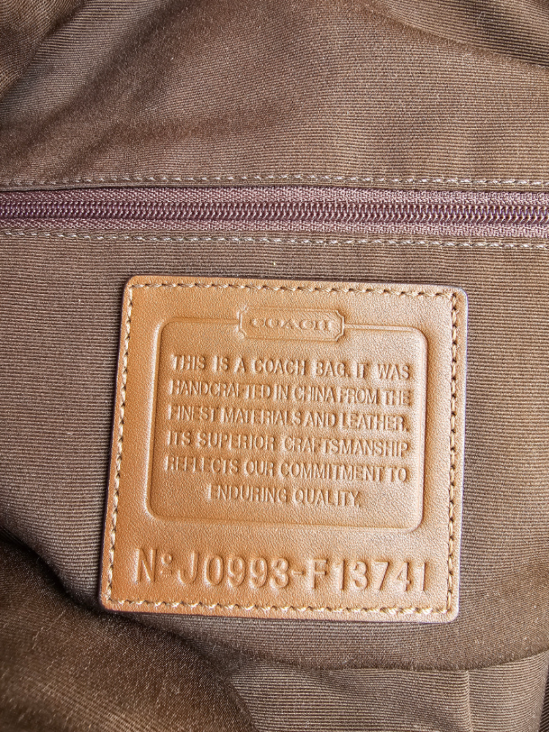 "Zoe" Brown/Cream Shoulder Purse image indicator(3)