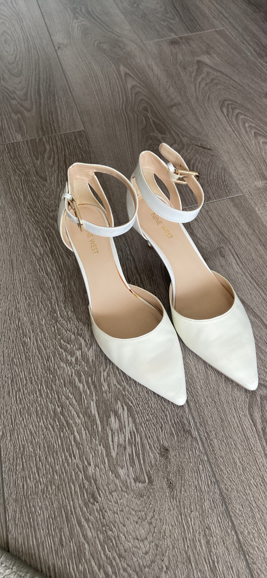 Nine West white shoes women - heels - photo 2