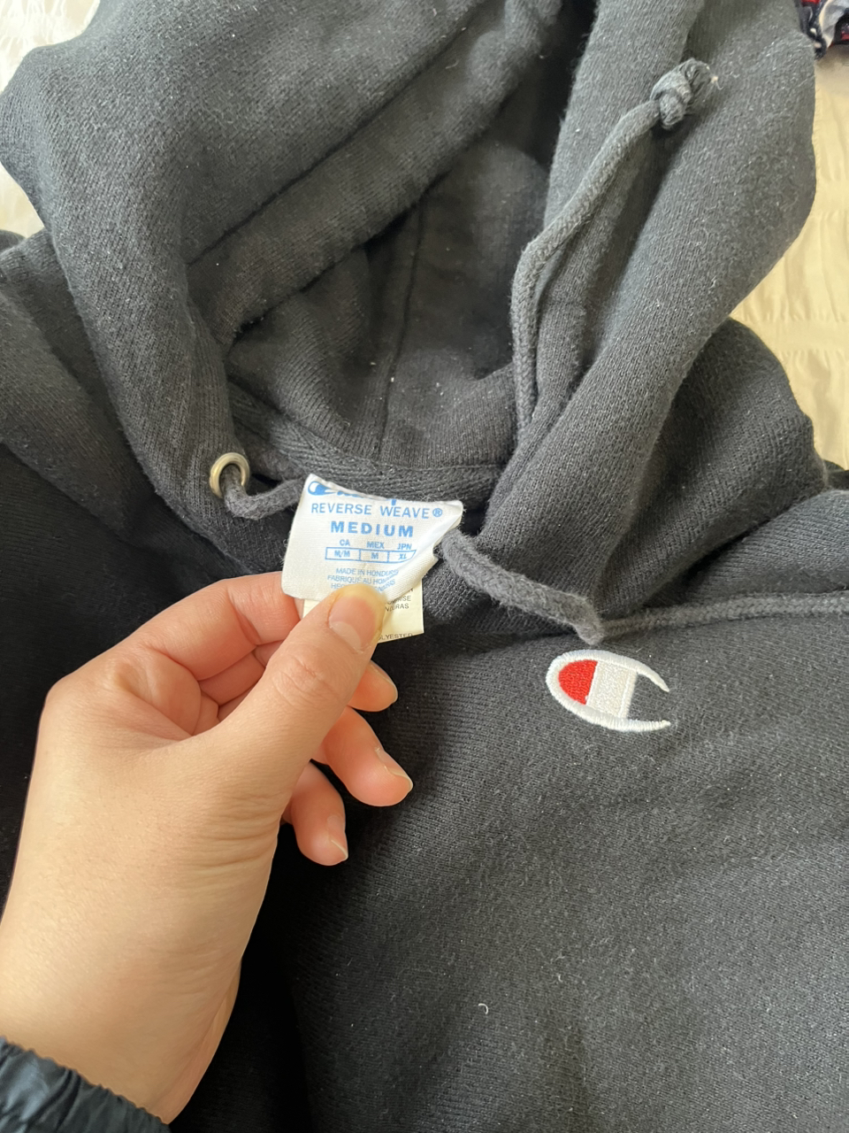 size medium champion sweaters