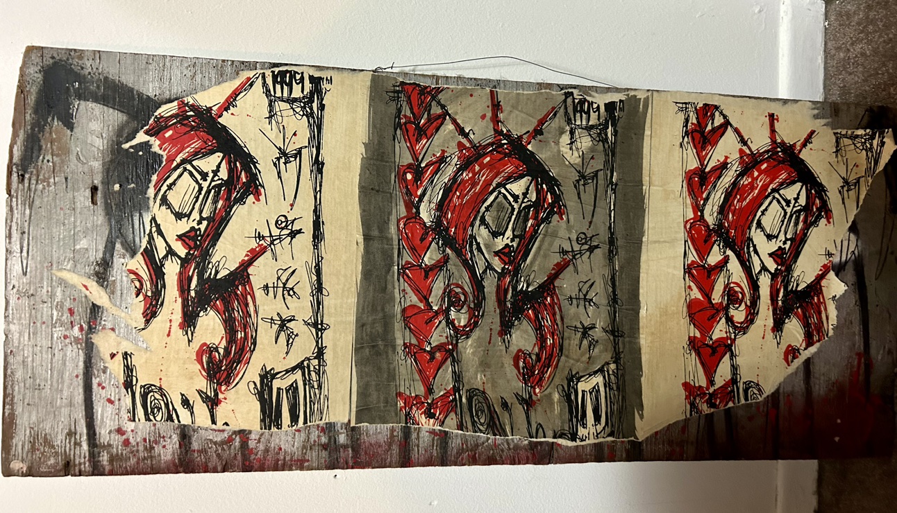 Wooden PlayDead Art piece