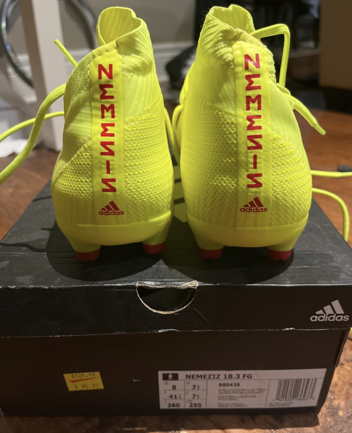 Adidas soccer cleats US 8 brand new image indicator(3)