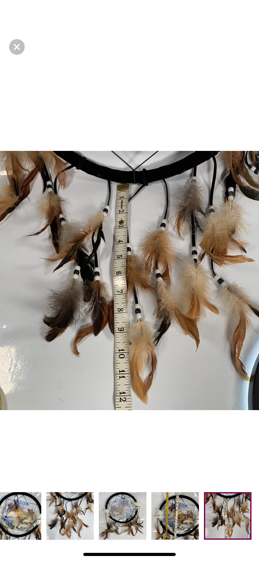 Dream Catcher Wolf Accent 13inch image indicator(6)