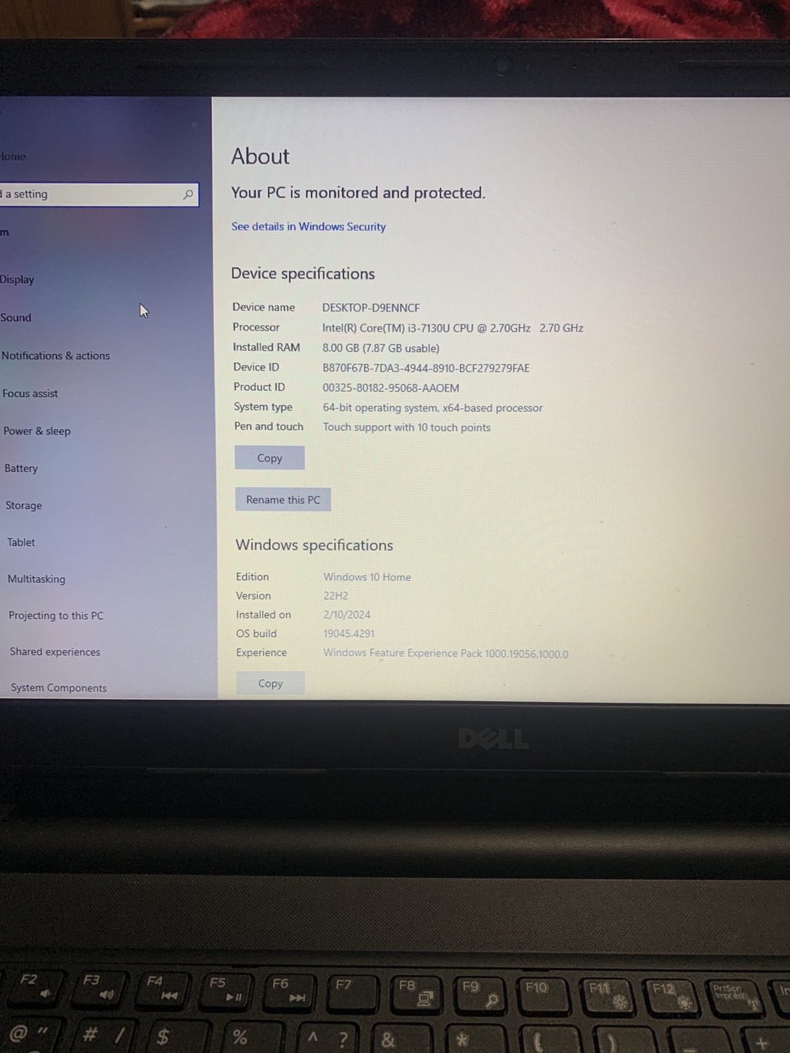 Dell i3 7th gen touch screen - photo 3