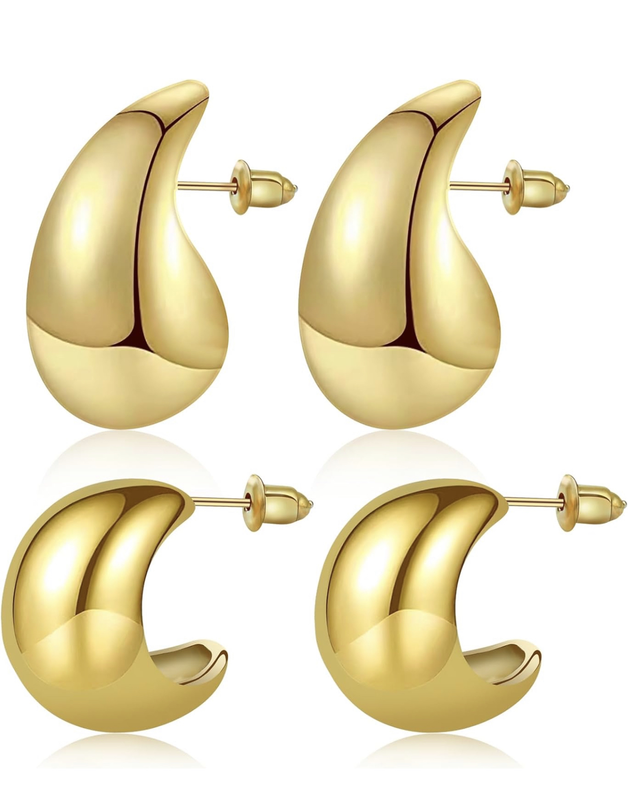 Gold Waterdrop Earrings