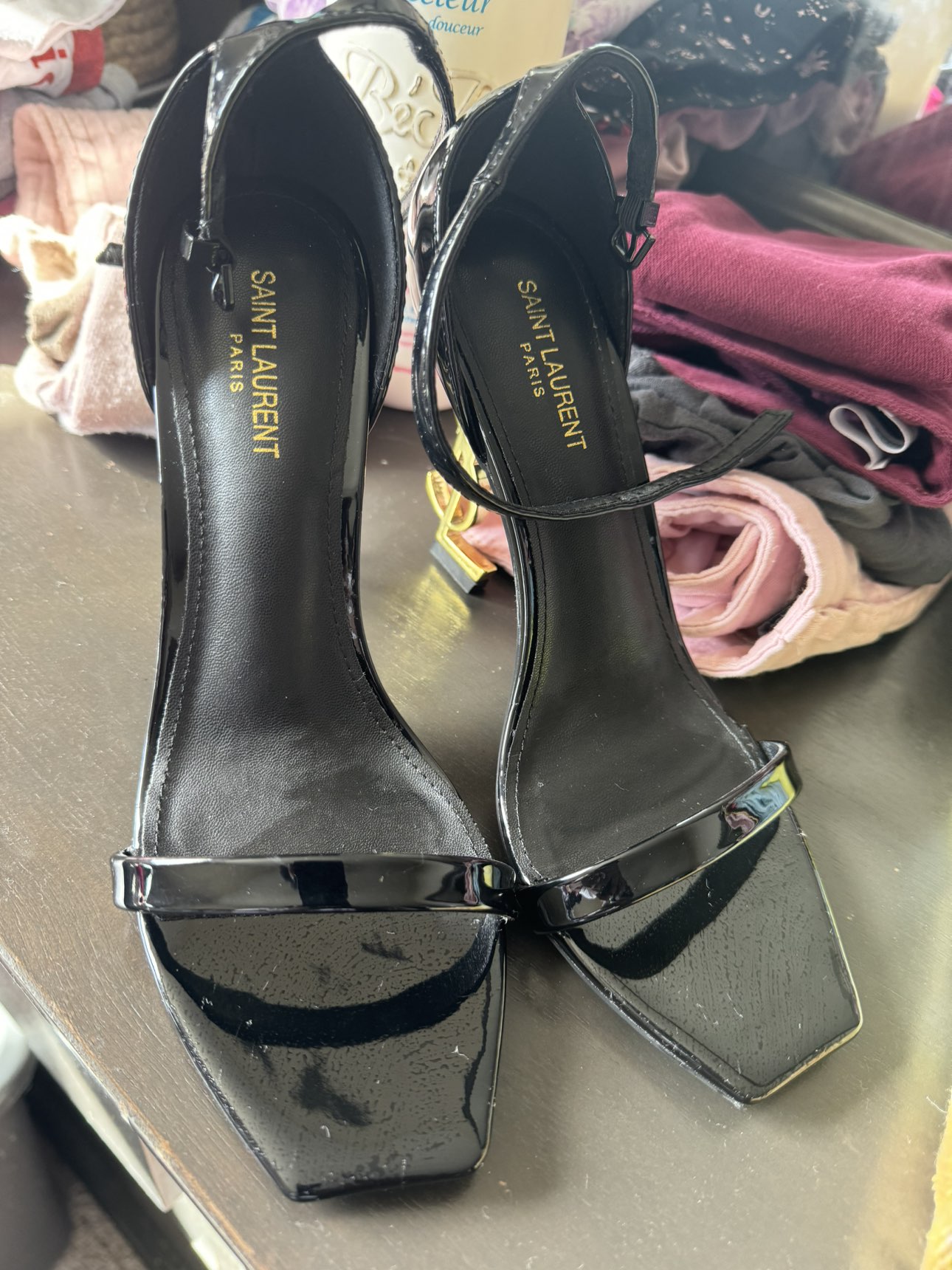 Luxury YSL heels.
