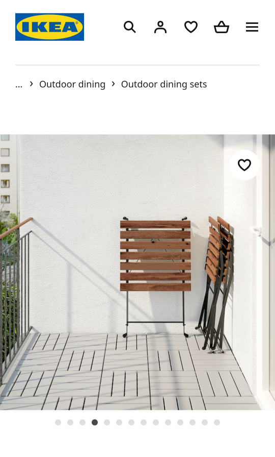 Ikea Patio Set image indicator(4)
