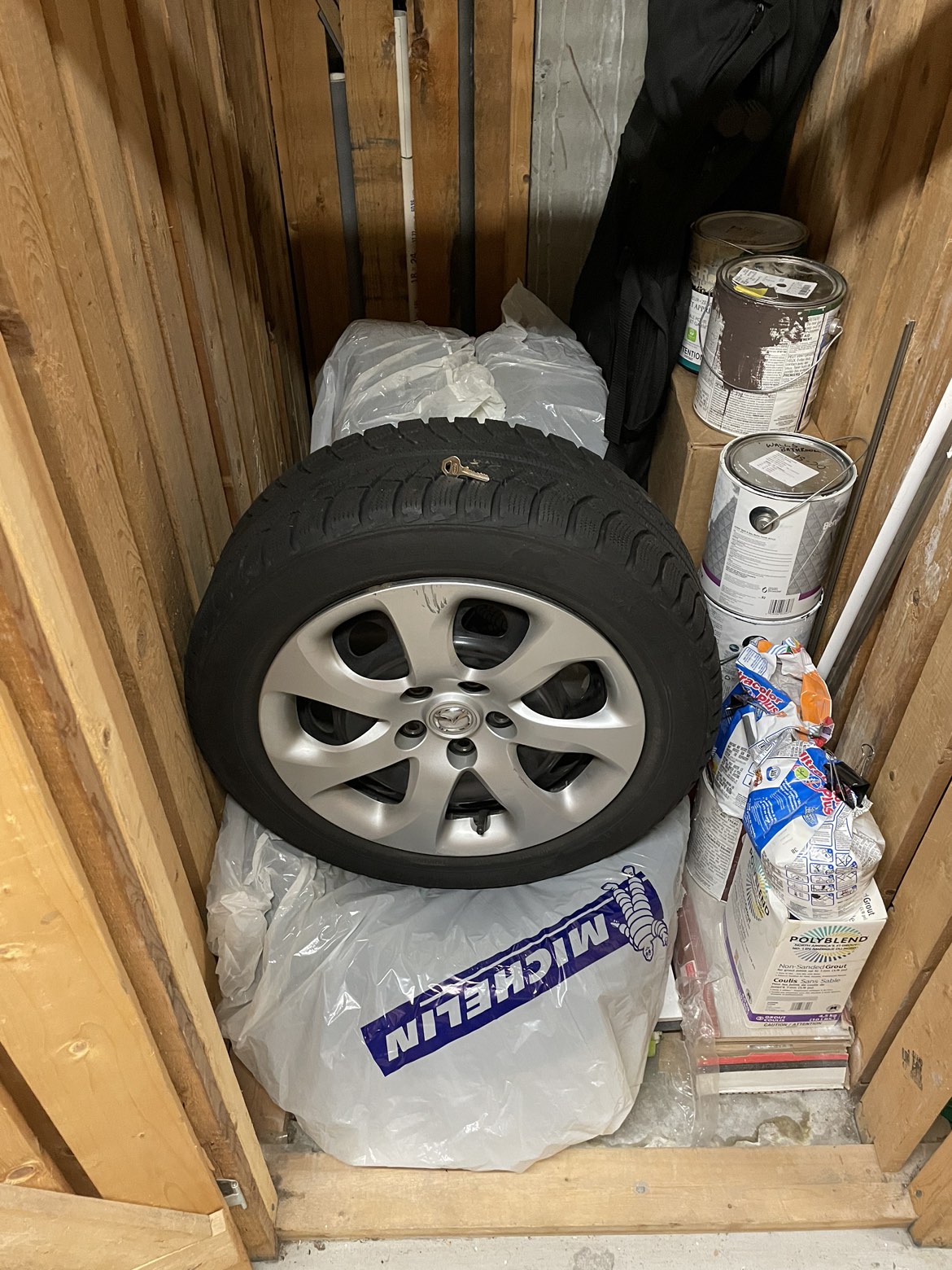 Mazda 3 Car Tires & Rims/Mud & snow Excellent Condition - photo 2