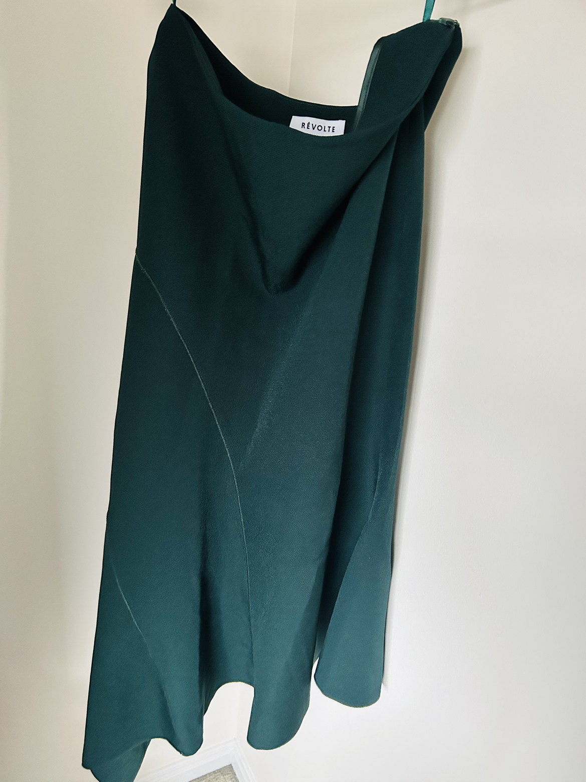 Fish cut skirt in green thumbnail