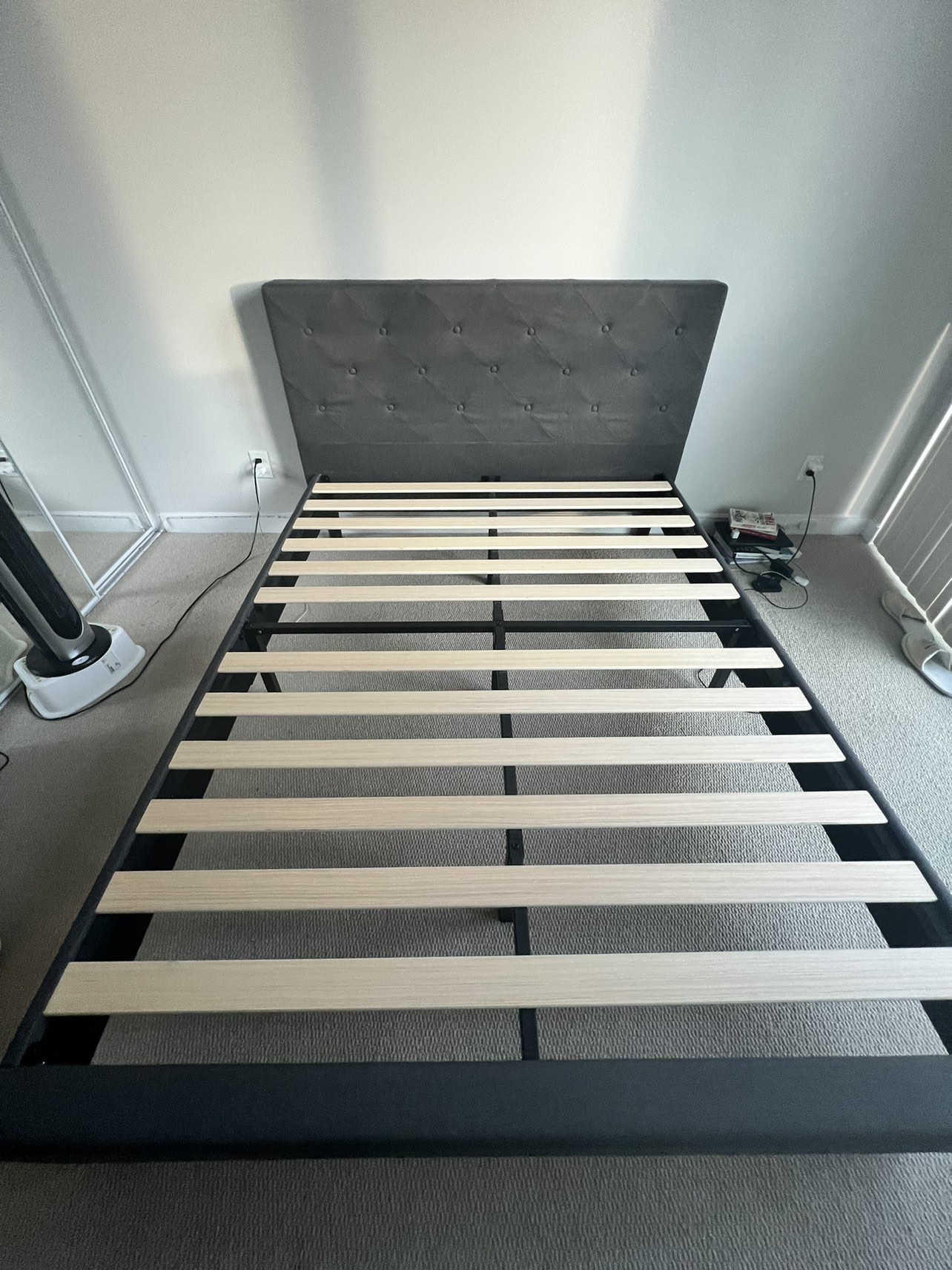 Queen sized bed frame for sale - Excellent condition