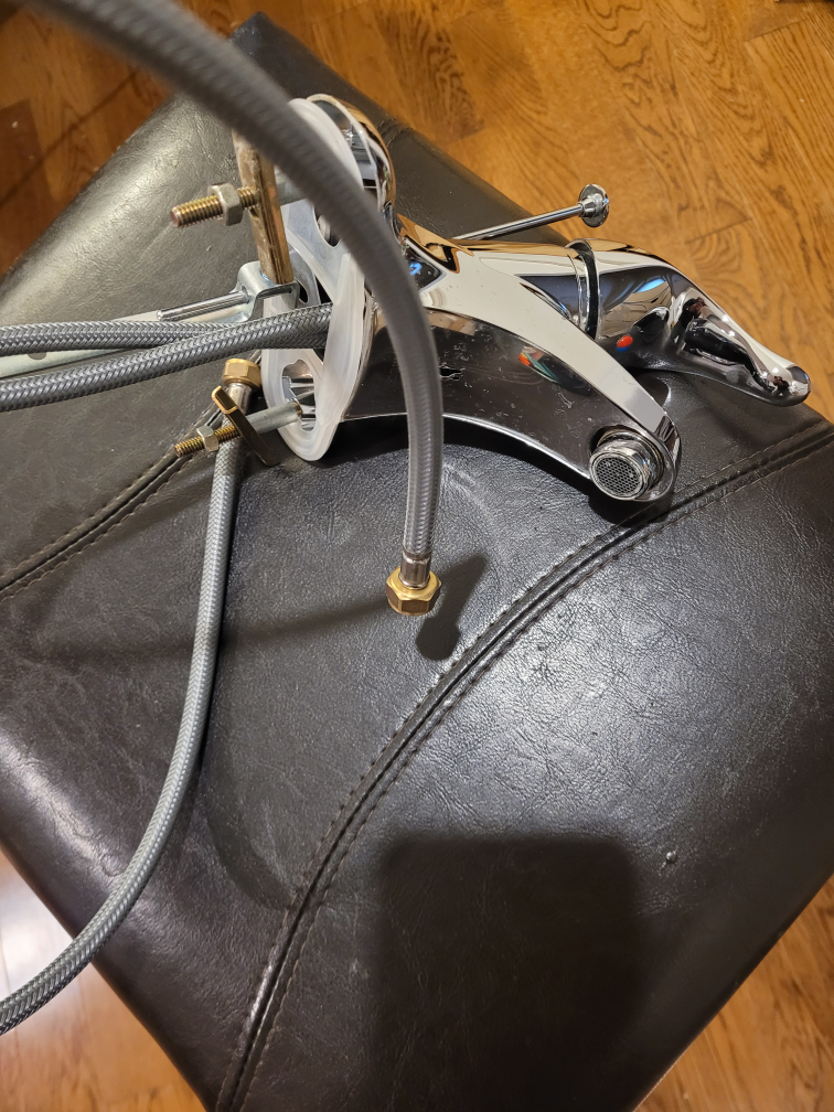 Moen Chrome Bathroom Faucet 4" Center for DIYers image indicator(6)