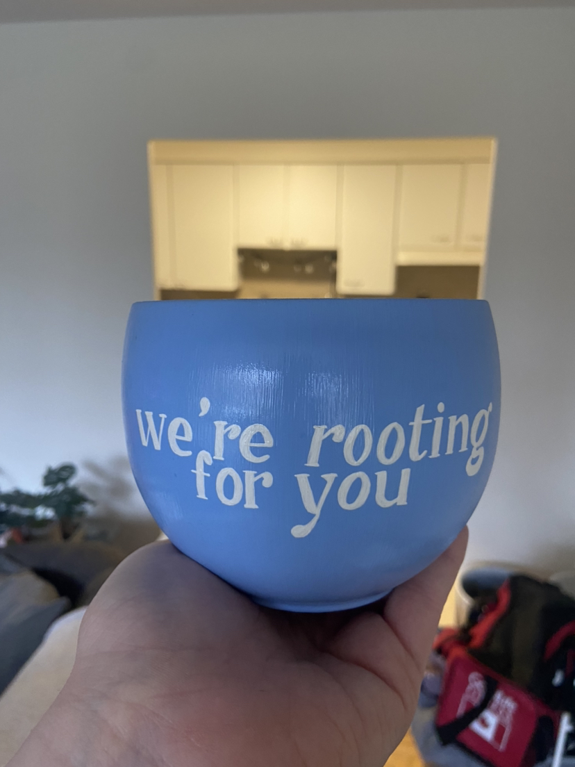 plant pot - “we’re rooting for you” thumbnail
