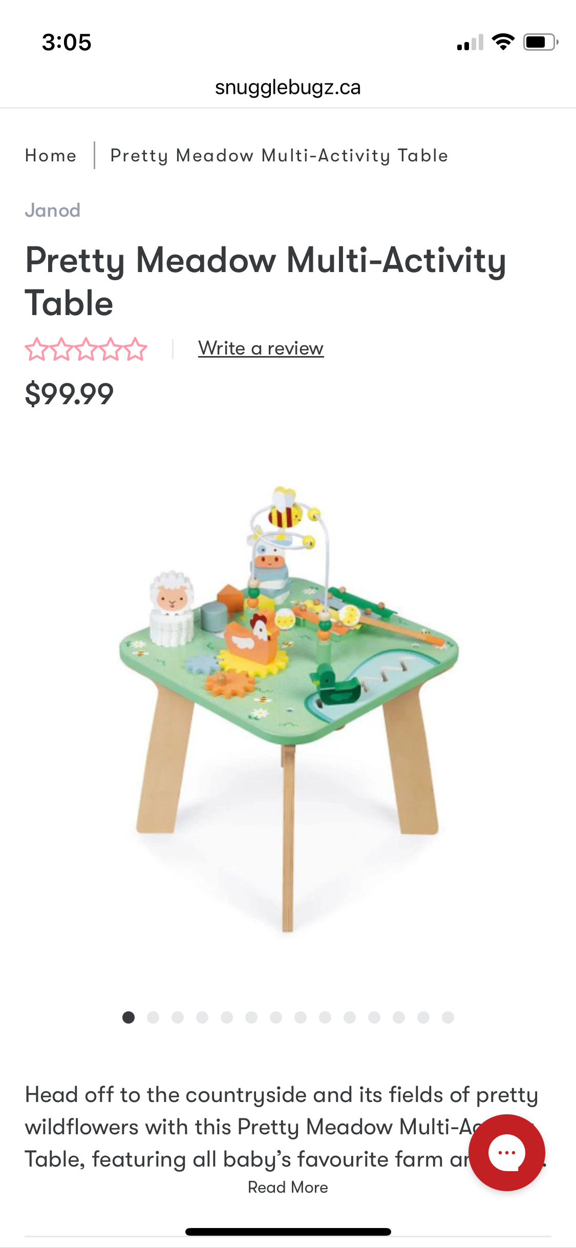 Janod wooden activity table - photo 3
