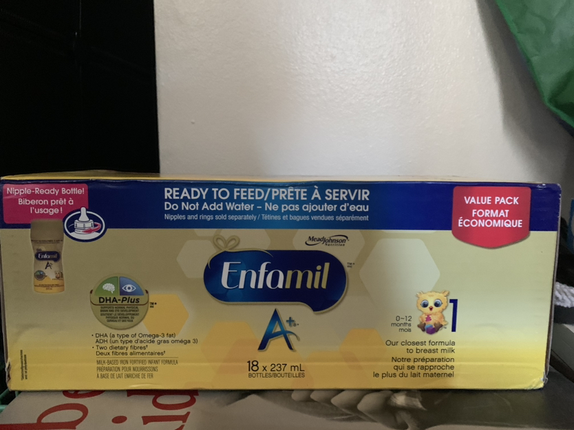Ready feed baby formula EMFAMIL retails $75 thumbnail