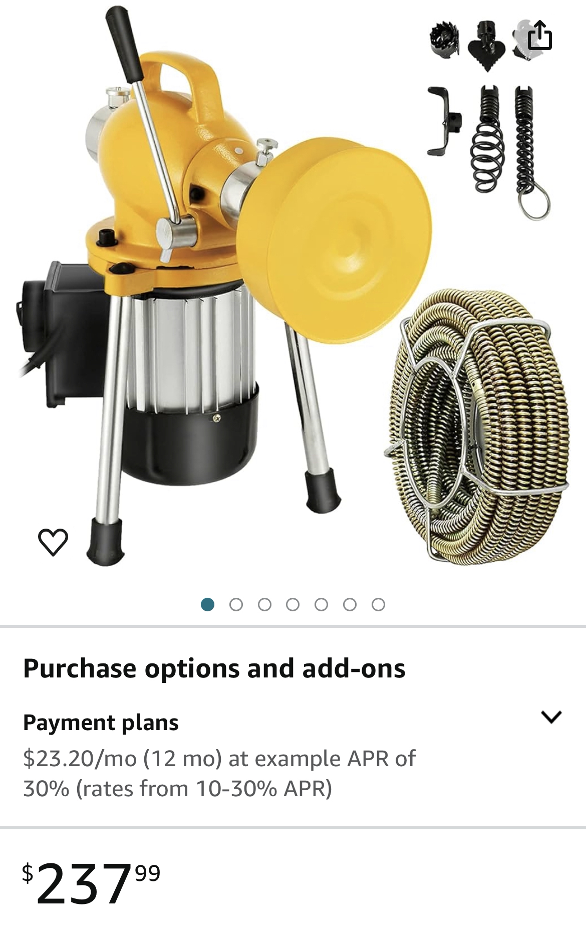 Sectional Pipe Drain Cleaning Machine