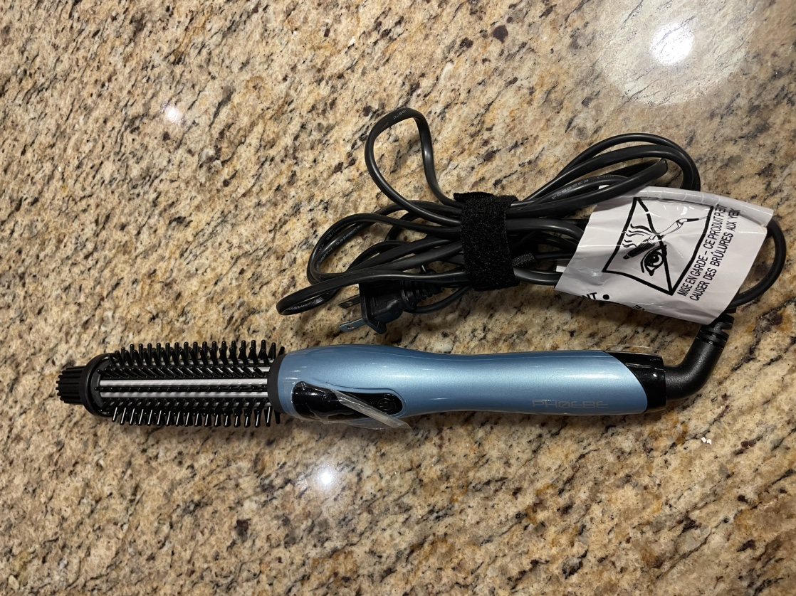 Phoebe curling iron hair brush image indicator(2)