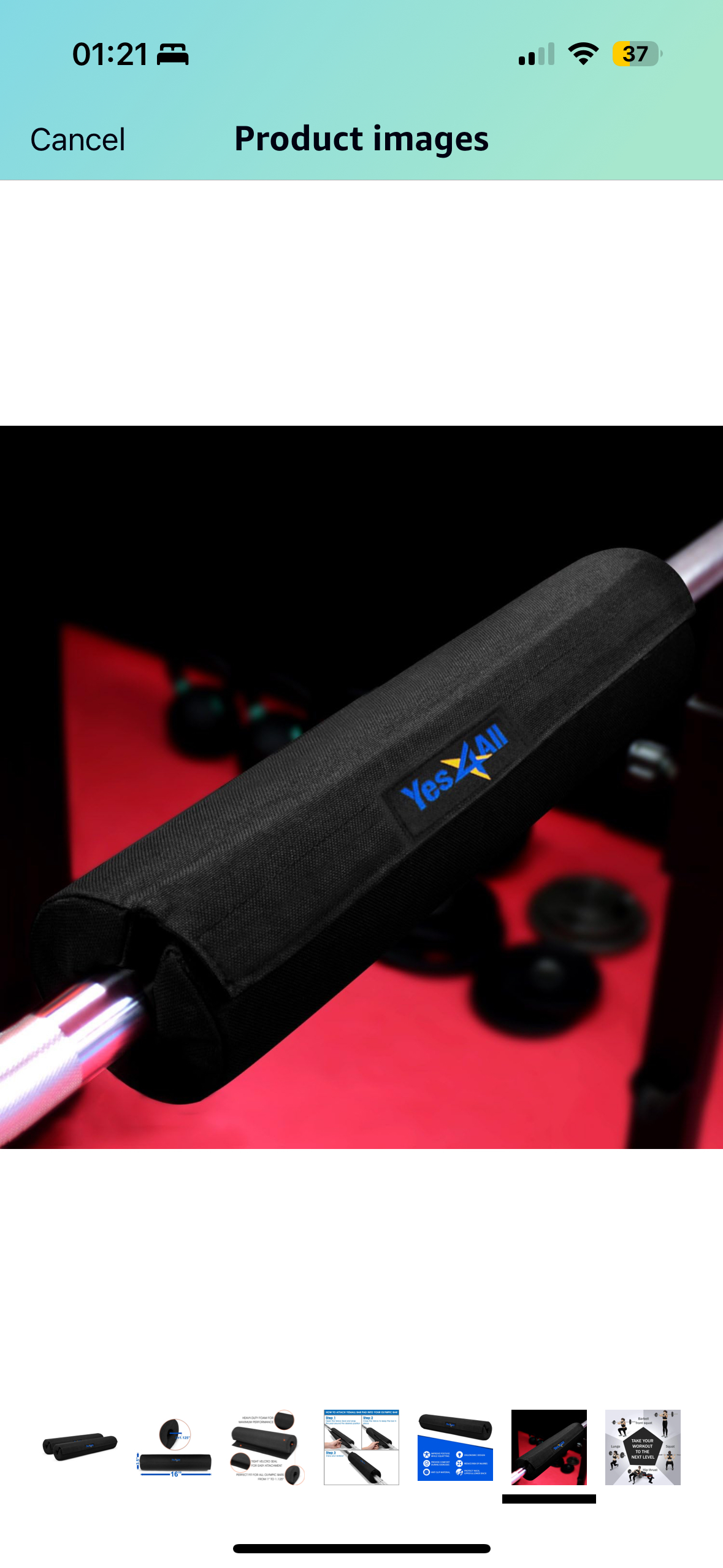 Barbell Pad x 2 bar cushion pad protector for neck image indicator(2)