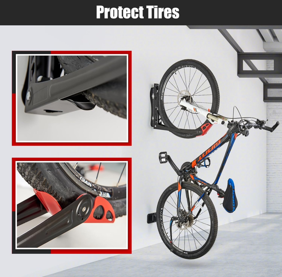 Ultrawall BIKEPAL Swivel Bike Racks, 2 Pack - photo 5