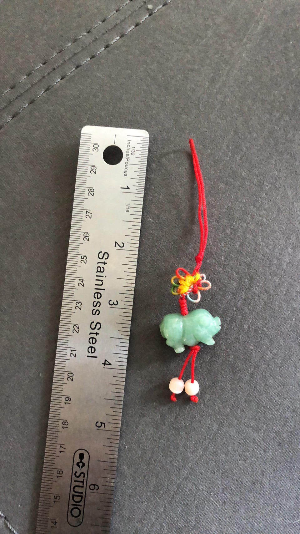 Vintage Jade Chinese Good Luck Charm image indicator(5)