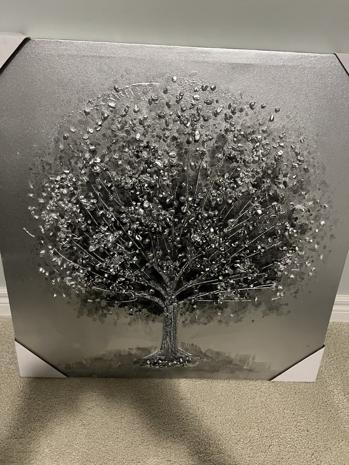 3D tree painting on canvas - Brand New image indicator(5)