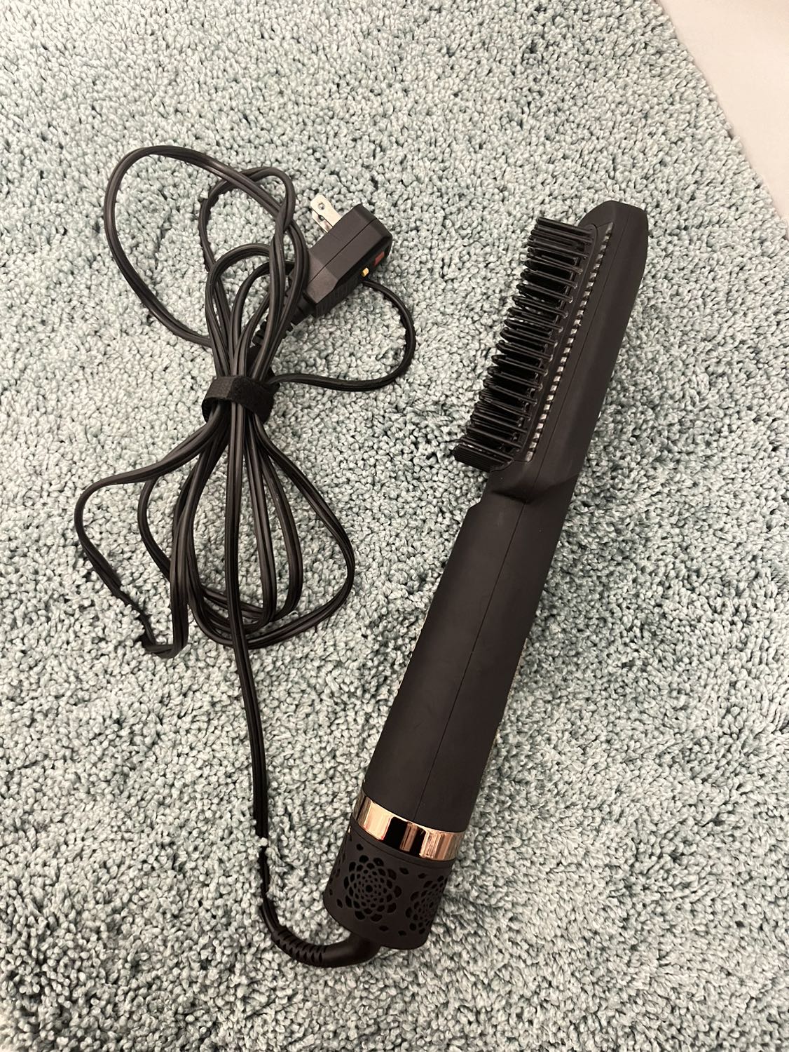amika double agent 2-in-1 straightening blow dryer brush - photo 2