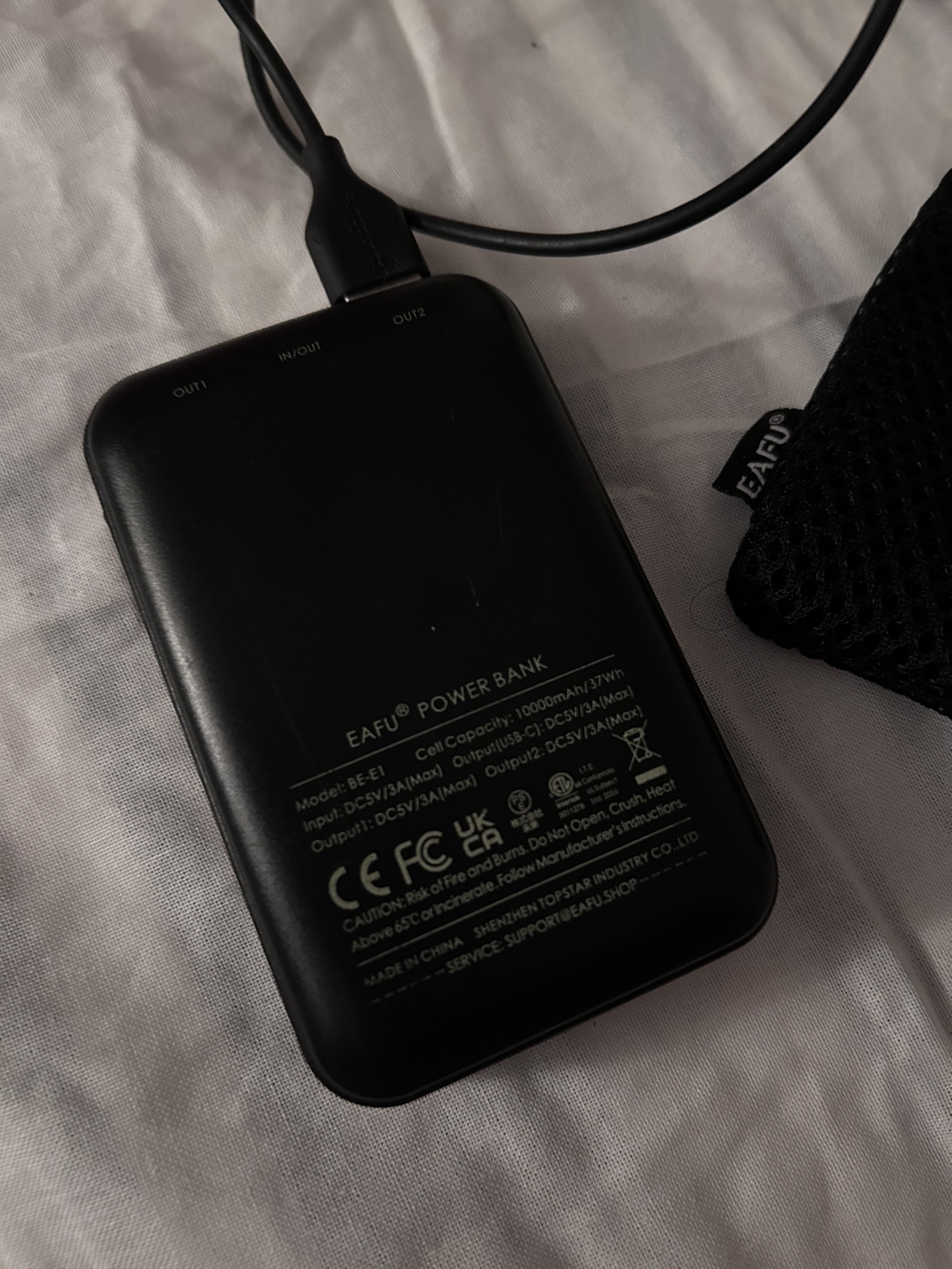 10,000 mAh USB C power bank image indicator(3)