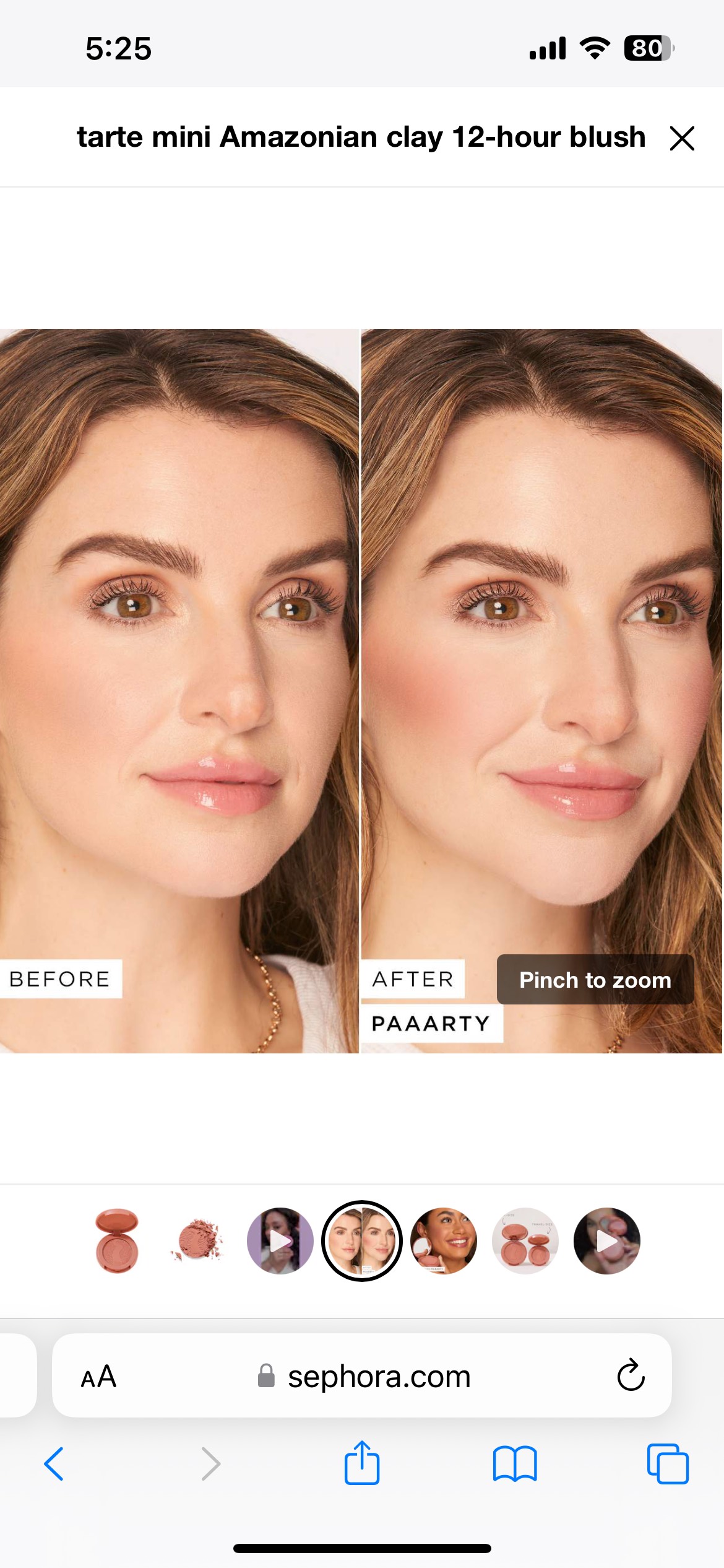 NEW Tarte blush - Amazonian clay 12-hour blush image indicator(5)