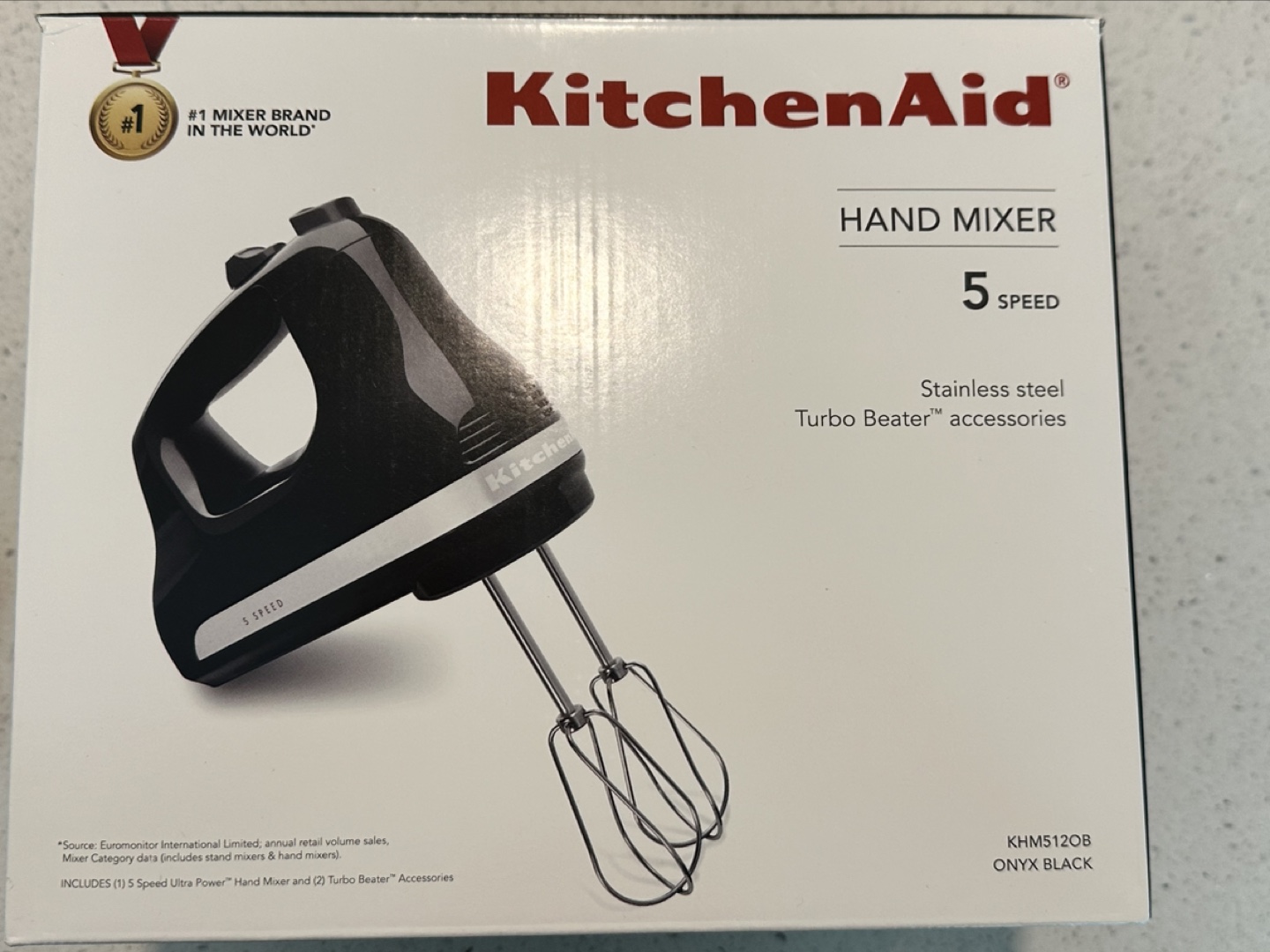 KitchenAid hand mixer. 5 speed beater - photo 4