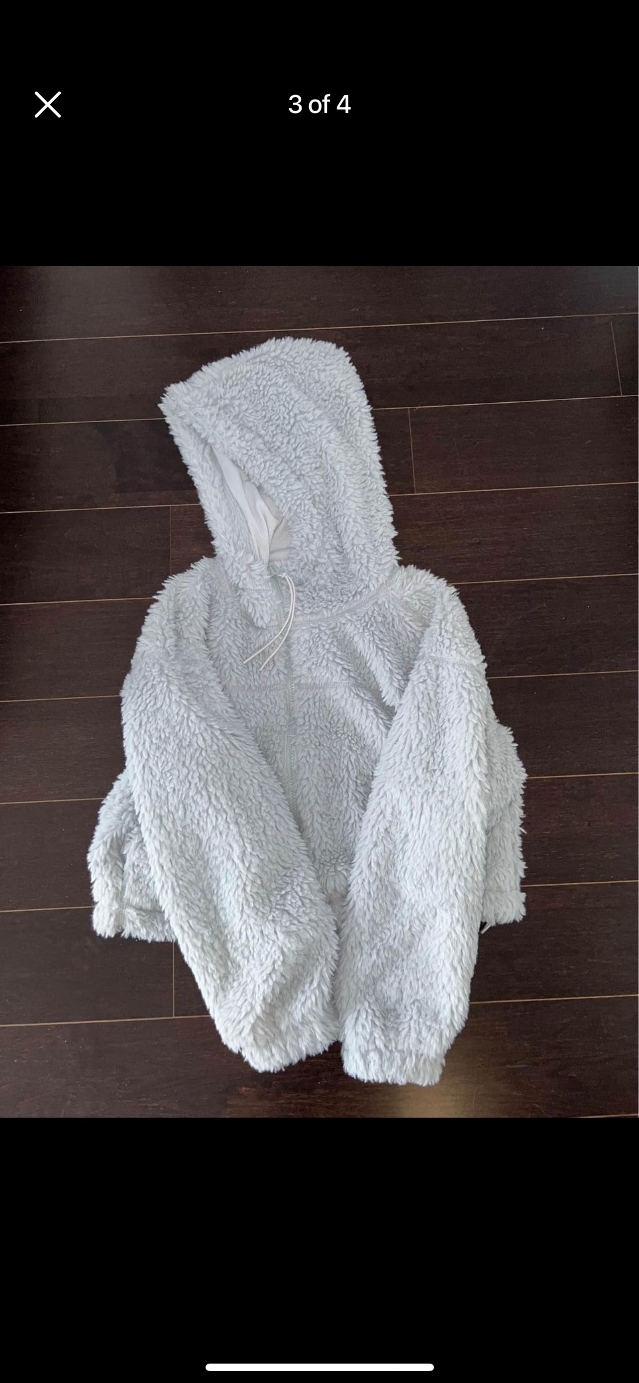 BDG cropped blue Hoodie -urban outfitters hoodie image indicator(3)