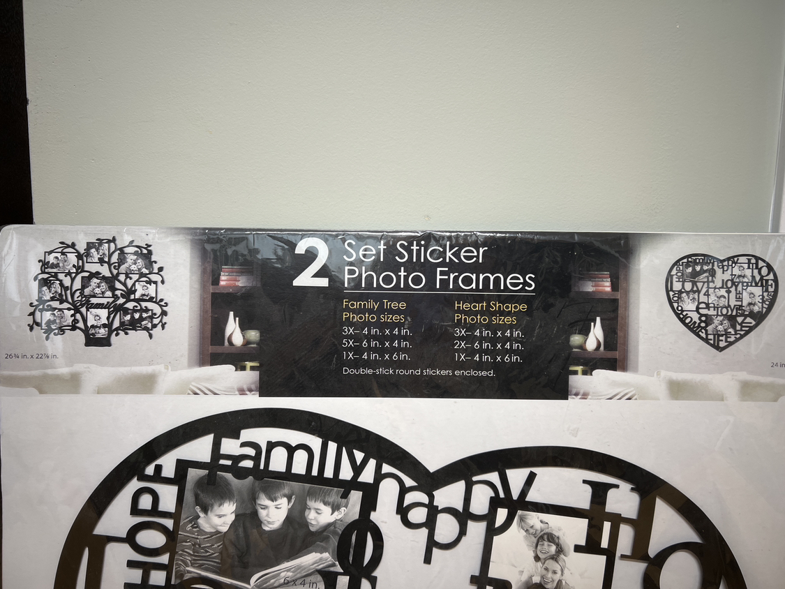 #Free cycle 2 Wall Sticker Photo Frames “🥕🥕🥕🥕” image indicator(3)