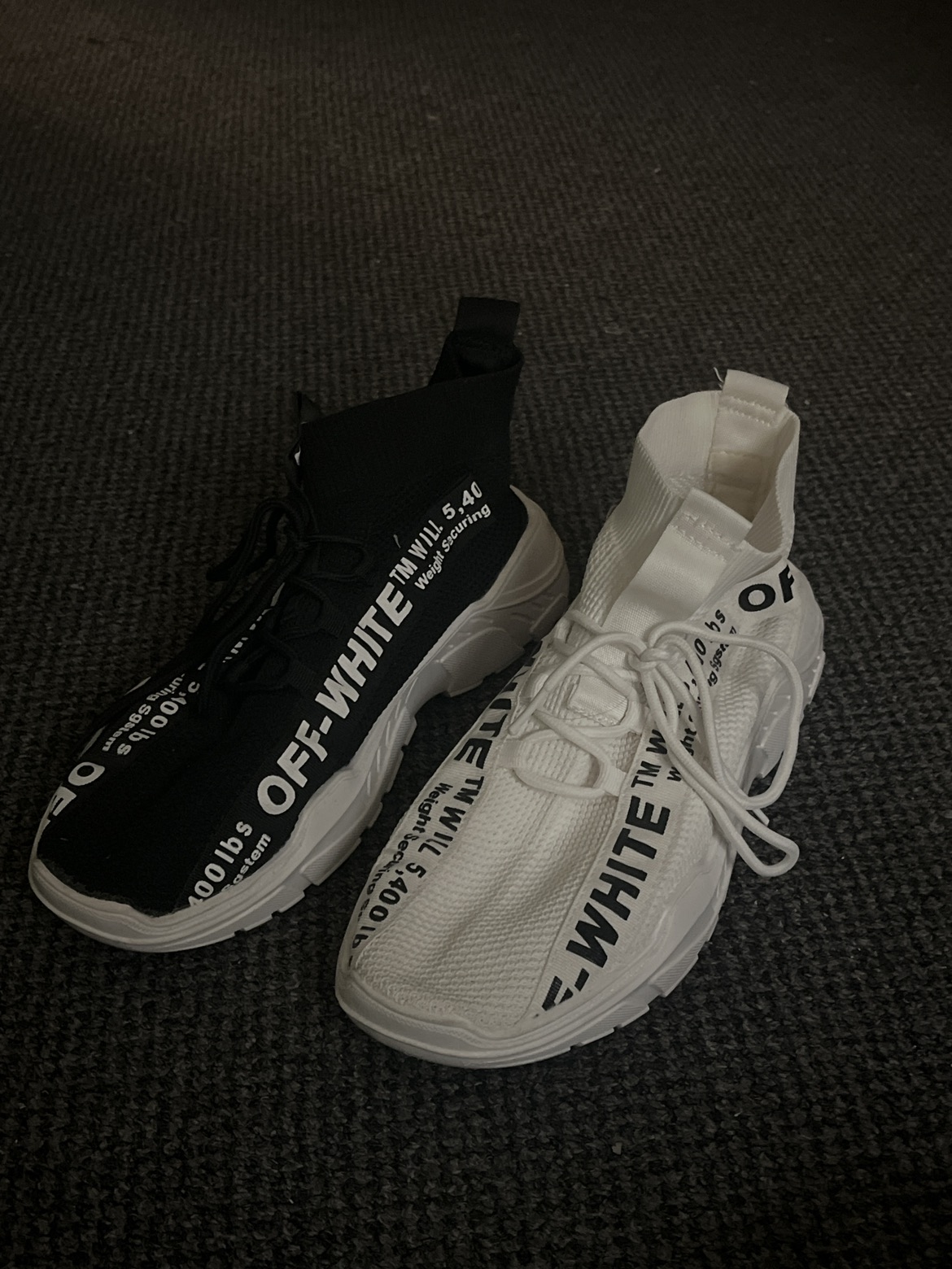 Off-White Shoes 2 colors size 10-10.5 thumbnail