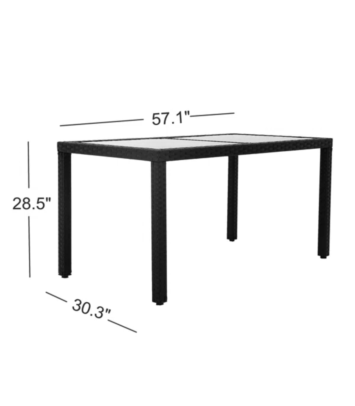 Patio dining table new - photo 3