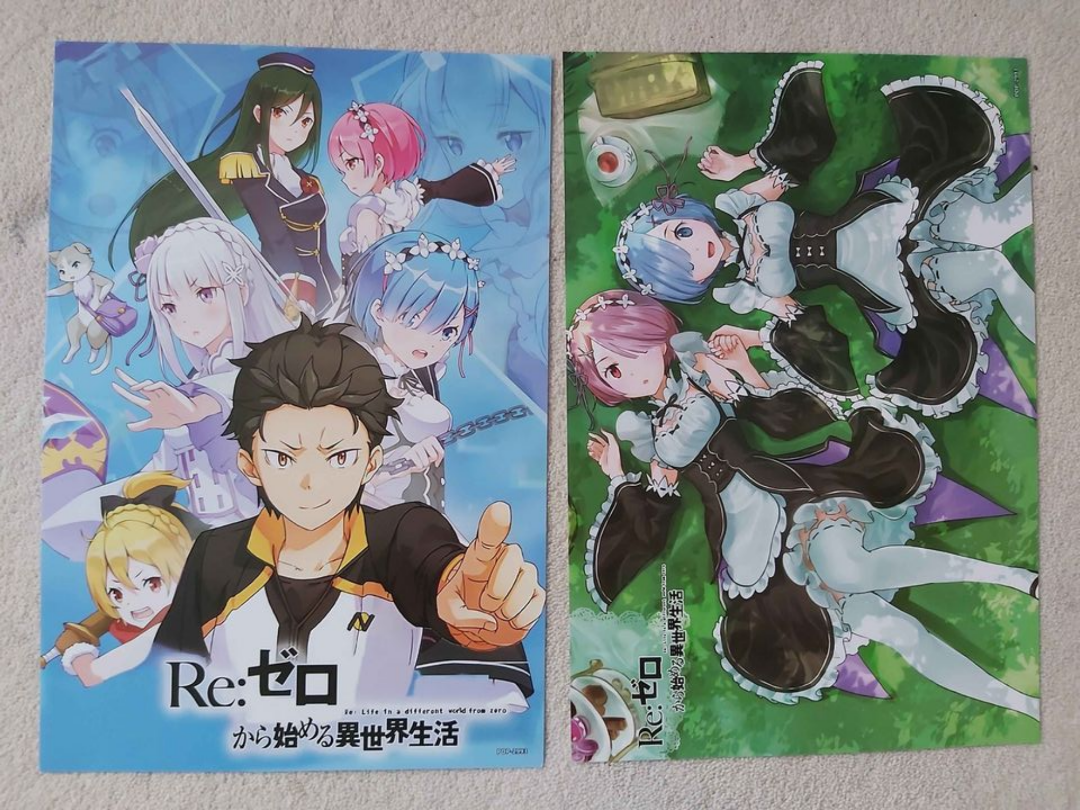 Re zero anime posters