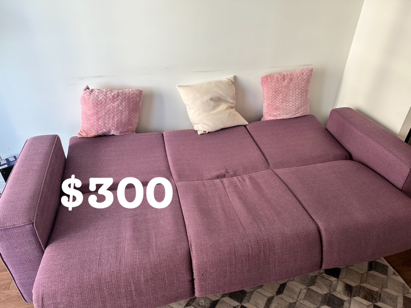 ( move out sale ) Sofa cum bed. 1 year old. Totally clean
